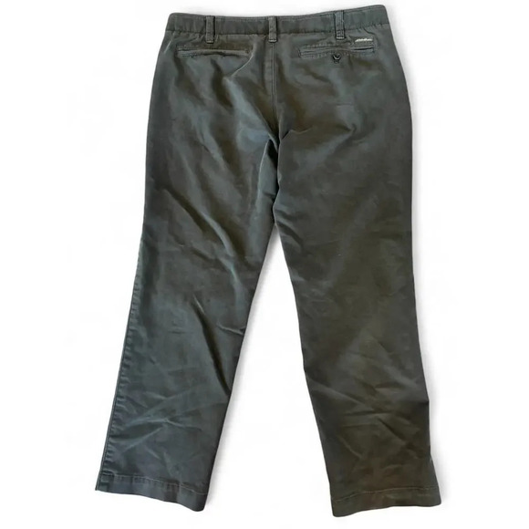 Eddie Bauer Men's Flex Sport Chinos Straight Legged Black Pants 36x30 - Picture 11 of 11